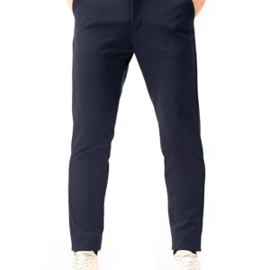 The Pant Project Luxury PV Stretchable Casual Pants for Men | Stylish Slim Fit Men's Wear Trousers for Office or Party | Mens Fashion Dress Trouser with Expandable Waist & 4 Way Stretch