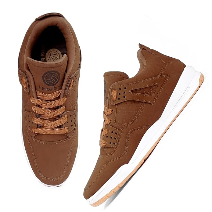 Bacca Bucci Men Suede Lace Up Sneaker Shoes - Image 5